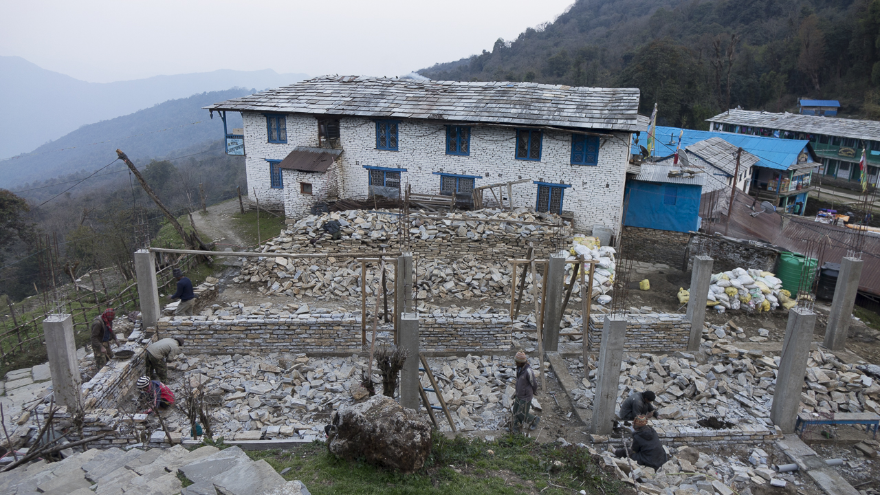 NEPAL Vor und nach dem Großen Beben